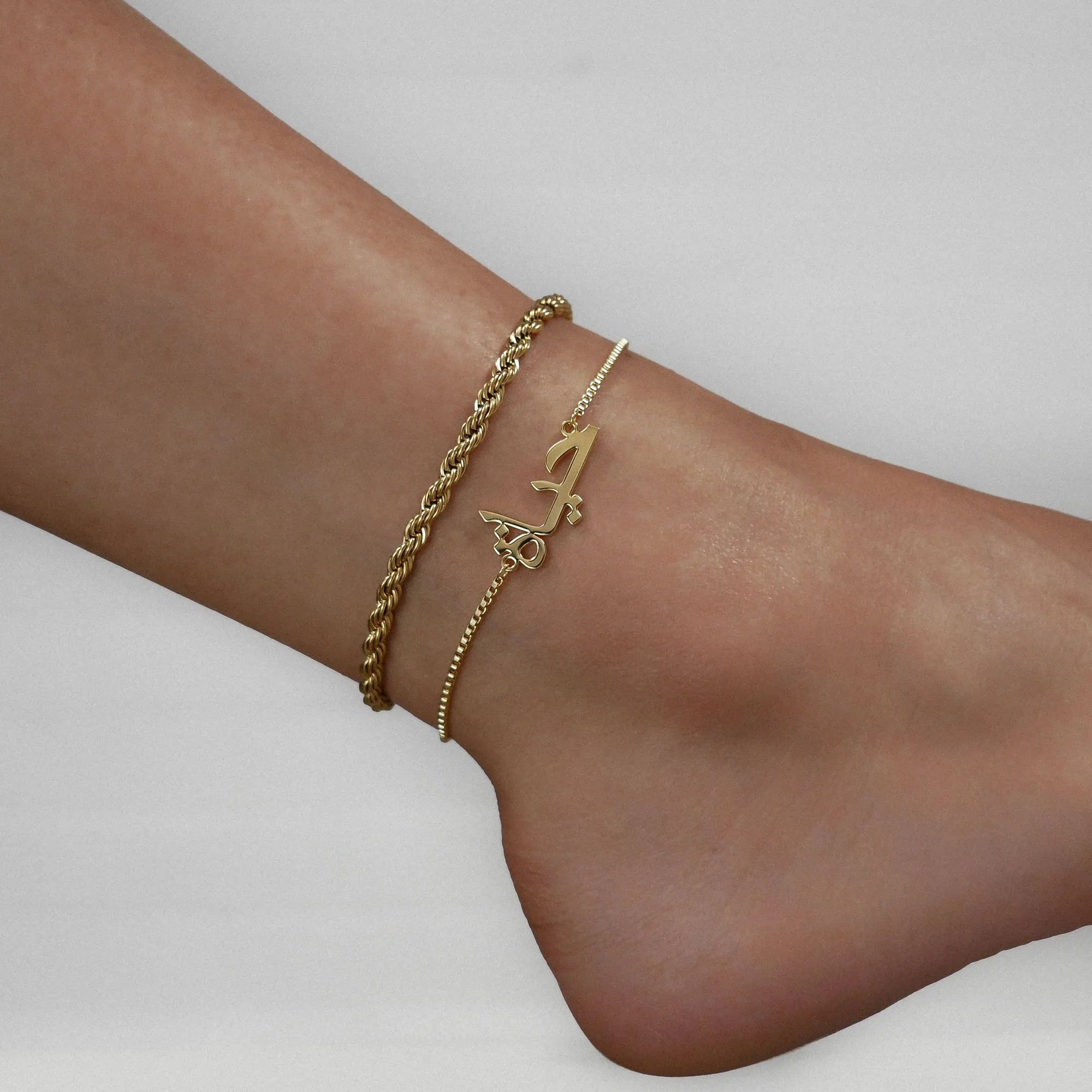 Arabic Custom Name Anklet