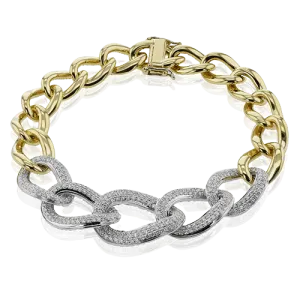 Bracelet in 18k Gold with Diamonds