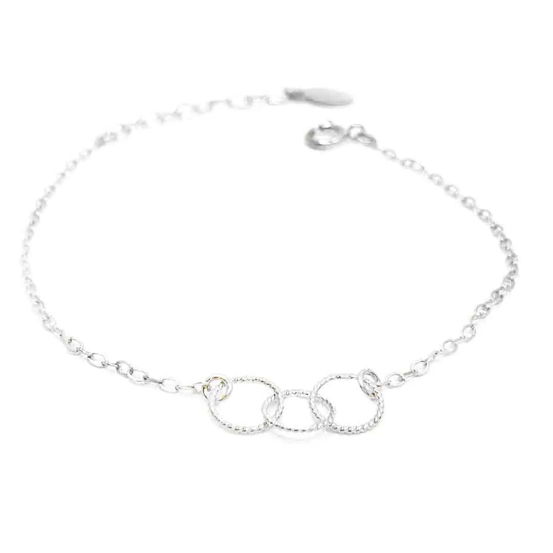 Bracelet - Trio Sterling Silver by Foamy Wader