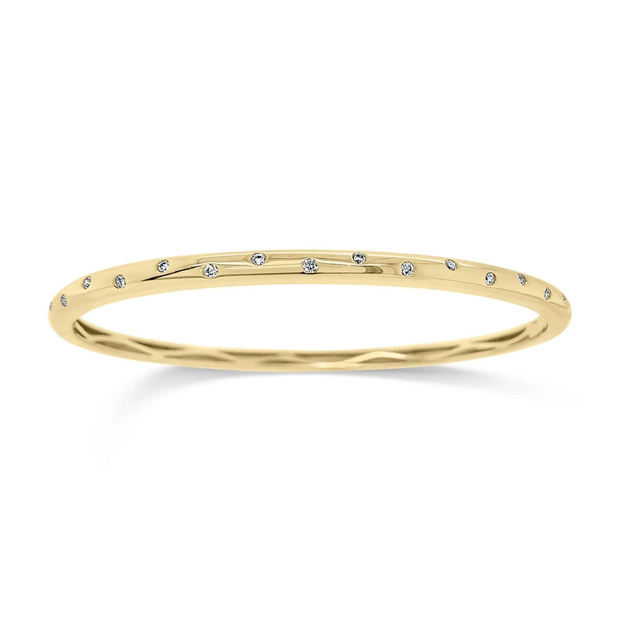 Diamond Dot Bangle Bracelet