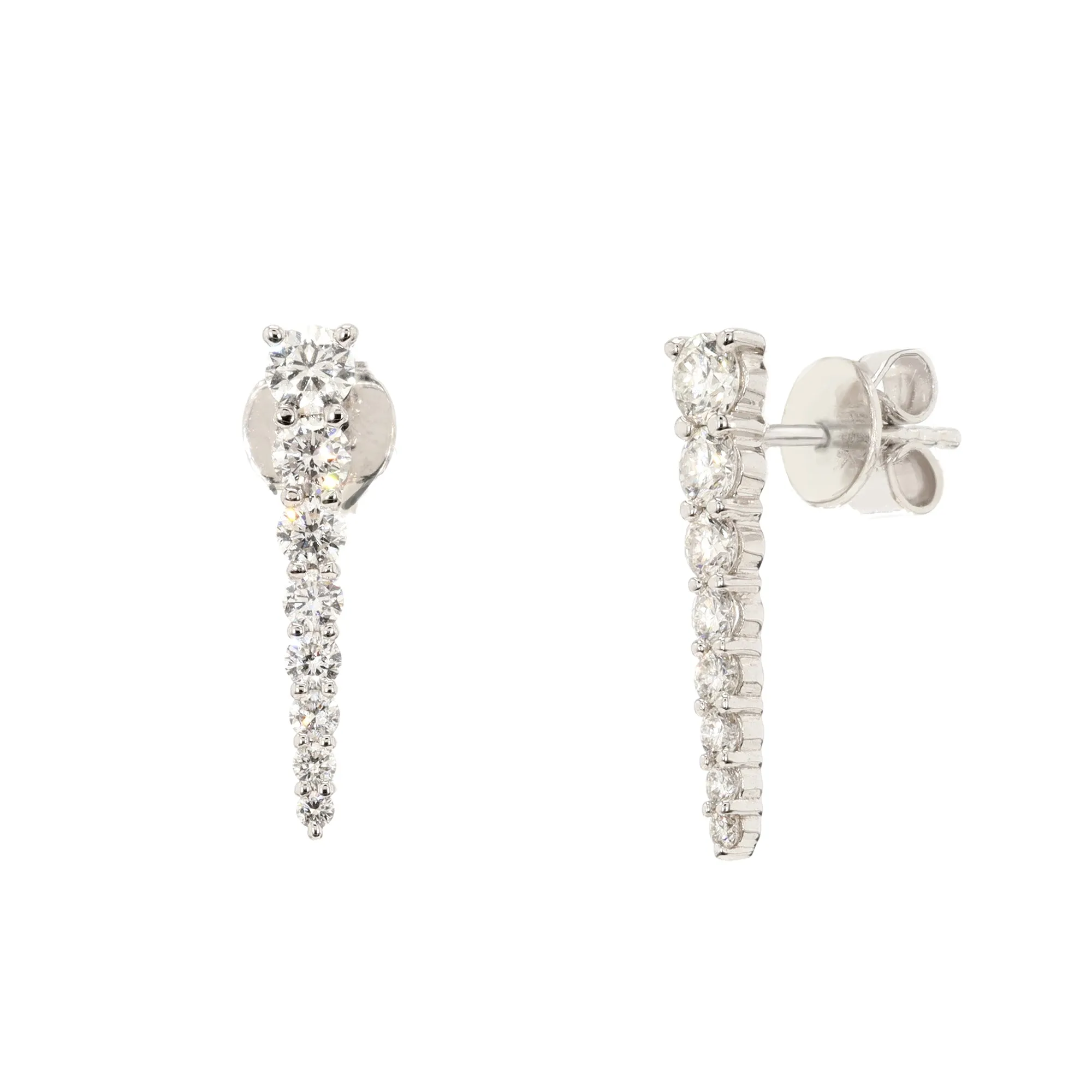 Diamond Icicle Earrings