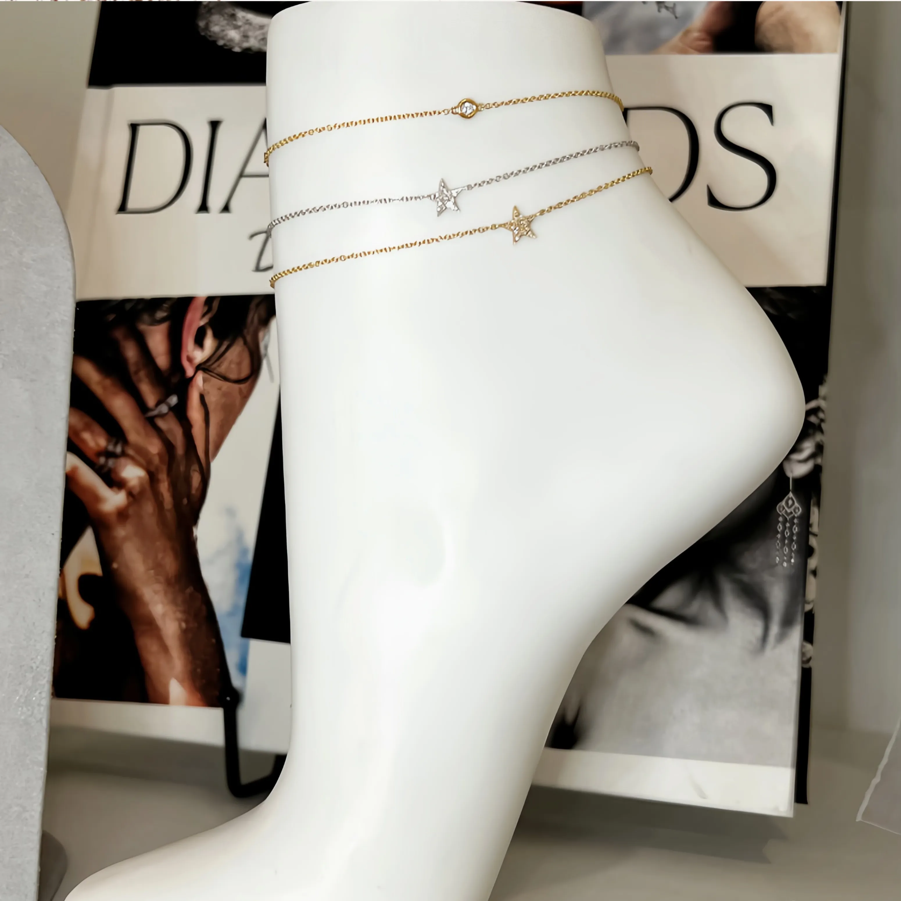 Diamond Star Anklet