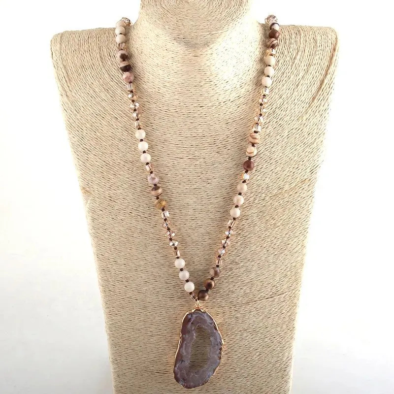 Druze Stone Necklaces collection