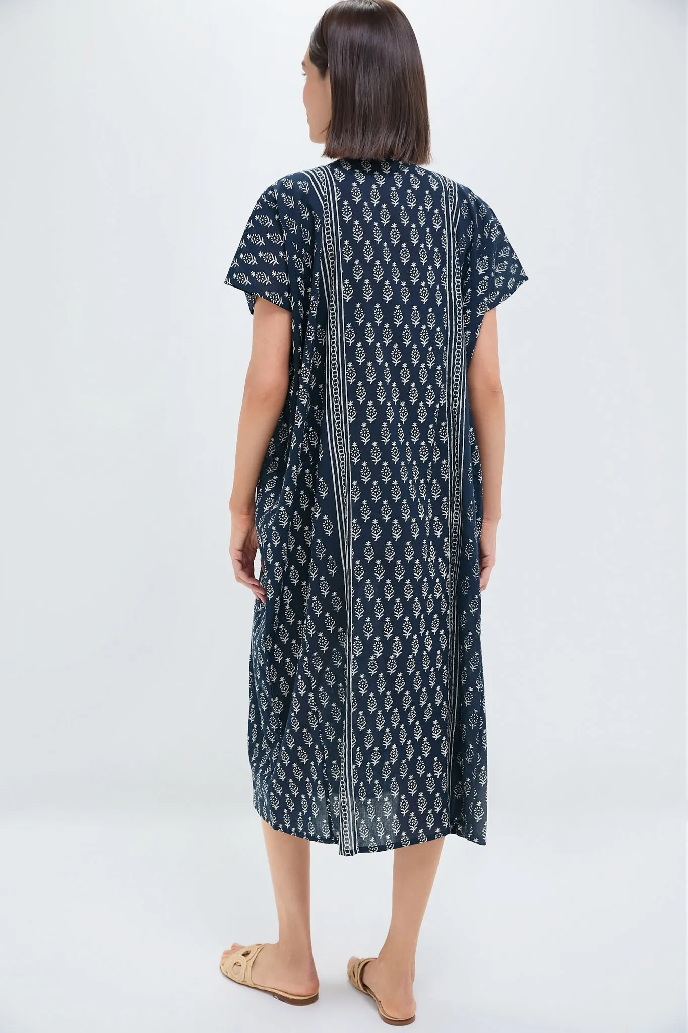 Exclusive Marguerite Blue 2 Francina Caftan