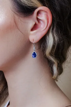 Exquisite Tanzanite & Diamond Earrings