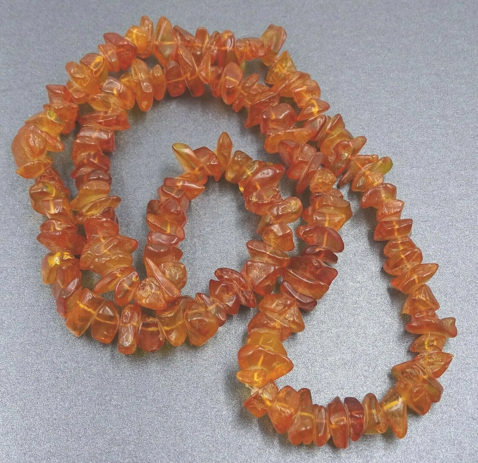 Gorgeous Natural AMBER Strand Necklace