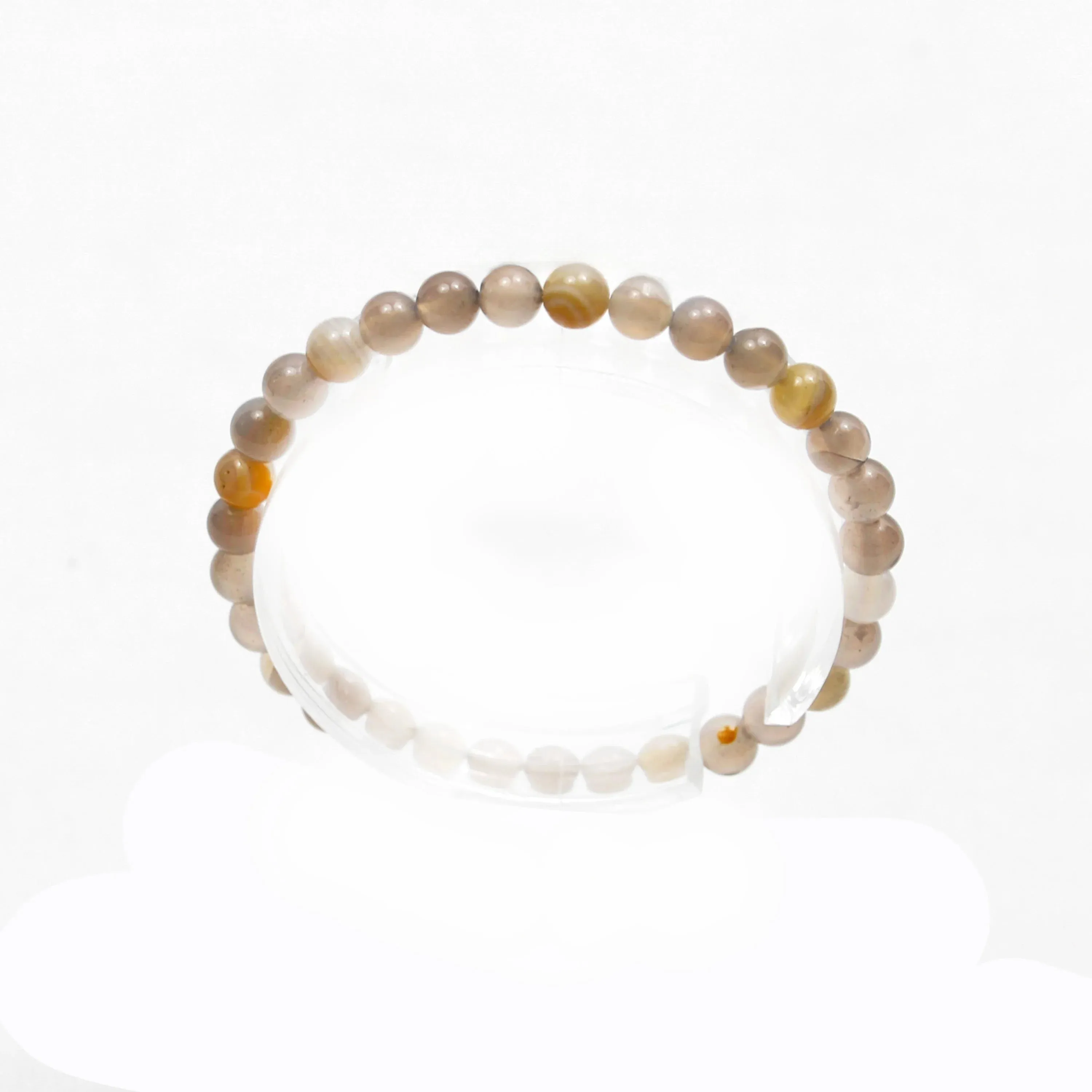 Kenrich Beaded Vein Agate Bracelet