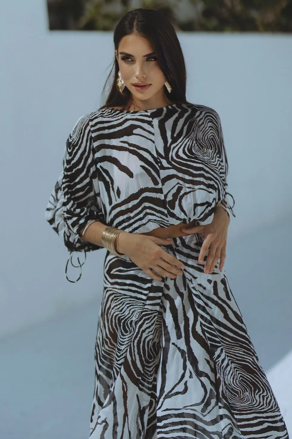 KORNIKA TOP - ZEBRA