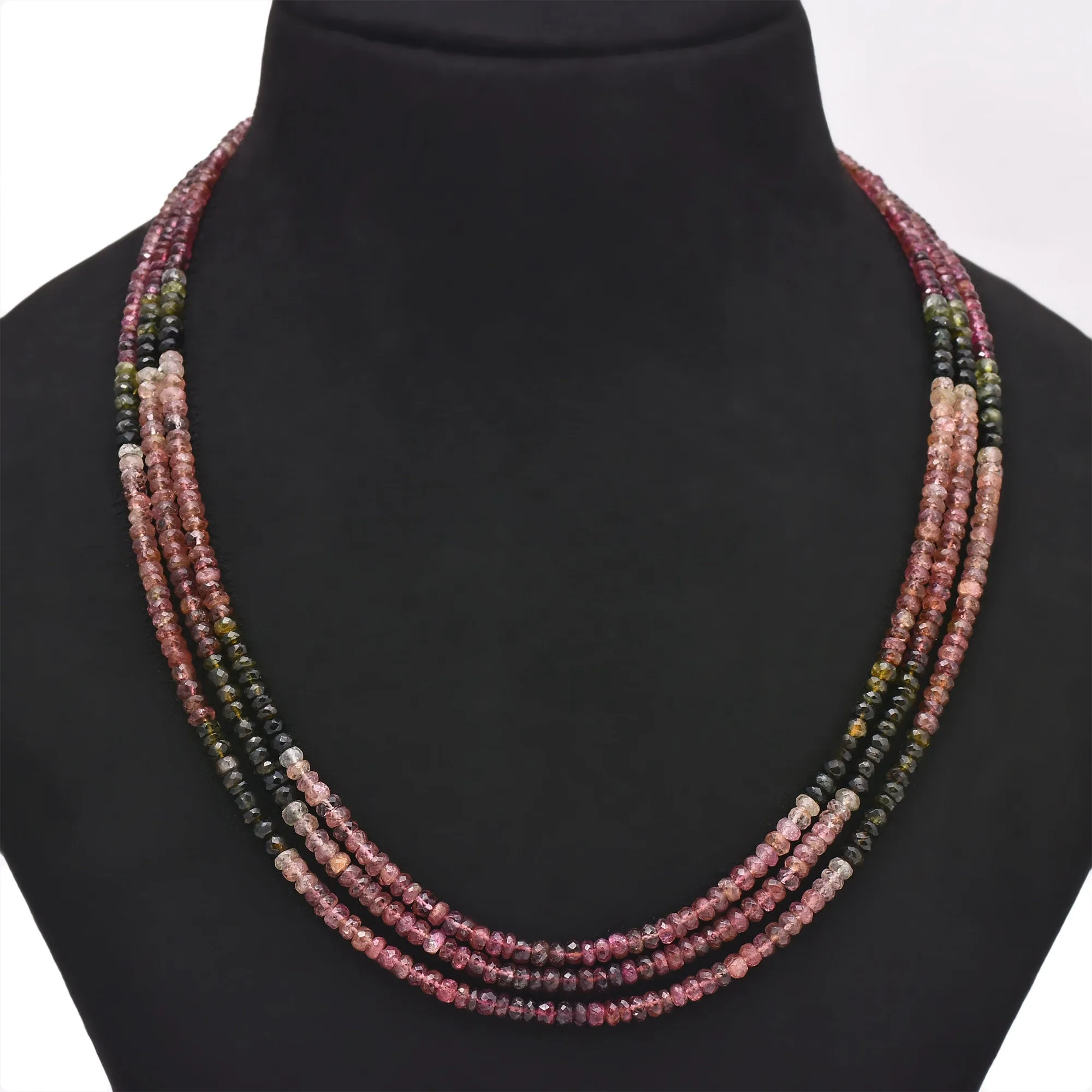 Layering Tourmaline Beaded Necklace