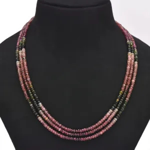 Layering Tourmaline Beaded Necklace