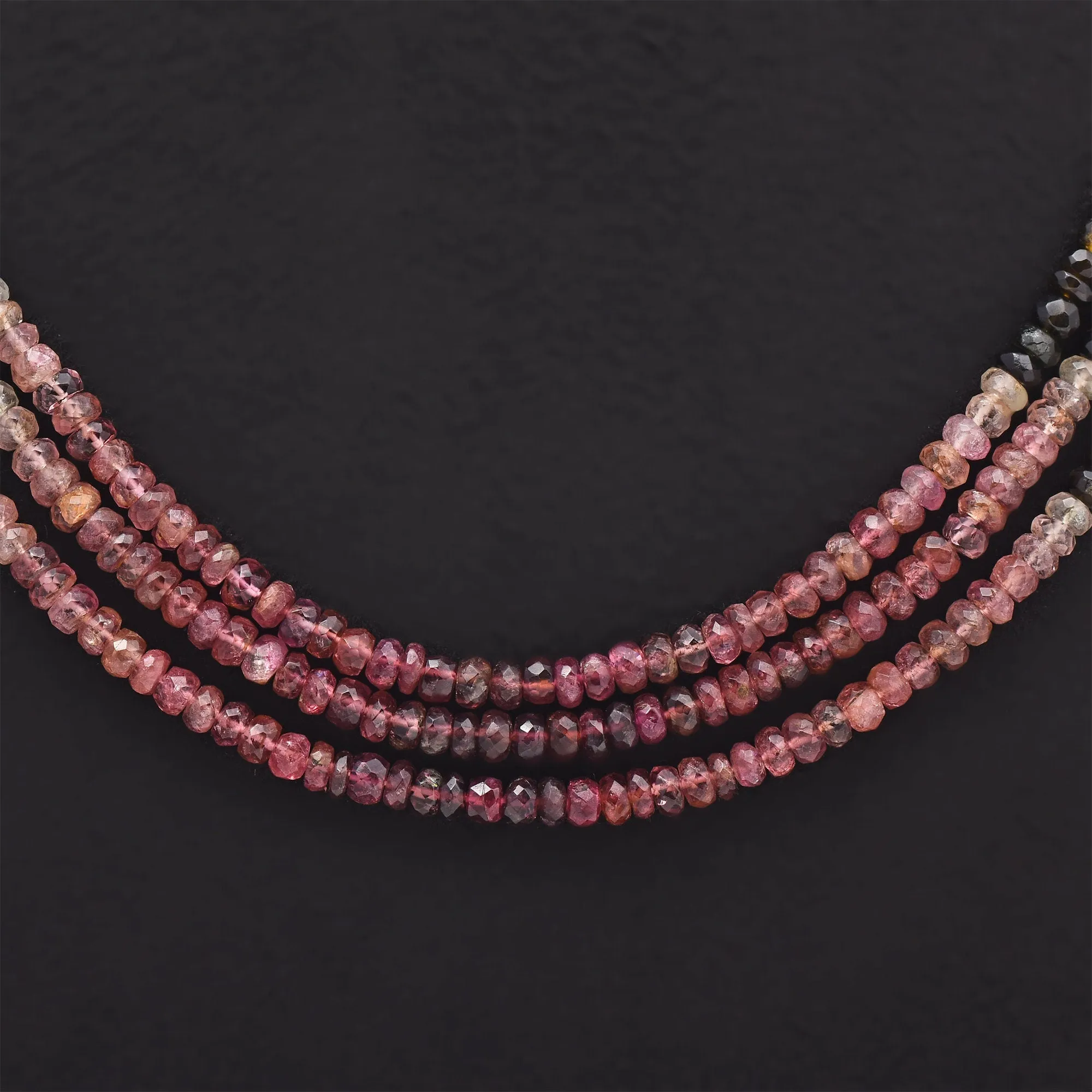 Layering Tourmaline Beaded Necklace