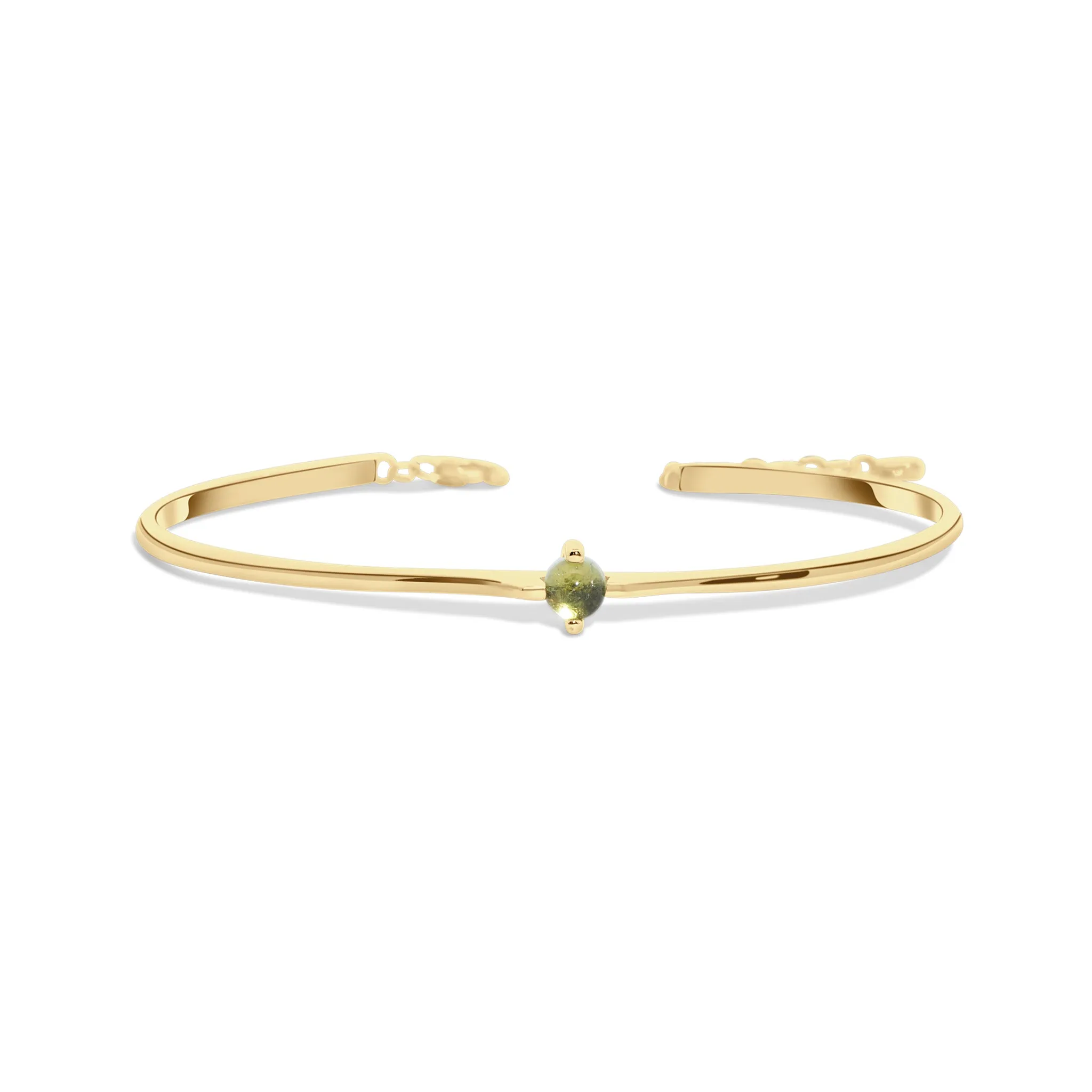 Millie Peridot Bangle Bracelet