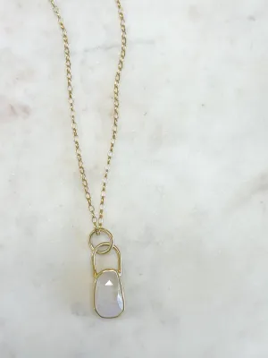 Moonstone Layering Necklace