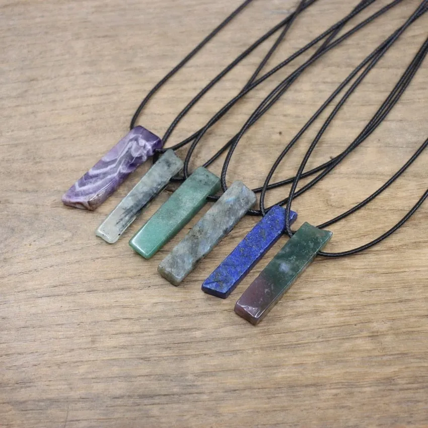 Natural Crystals Pendent Necklaces