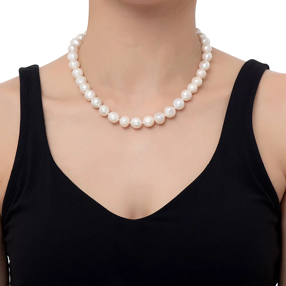 Natural Pearl Thick Set Necklace