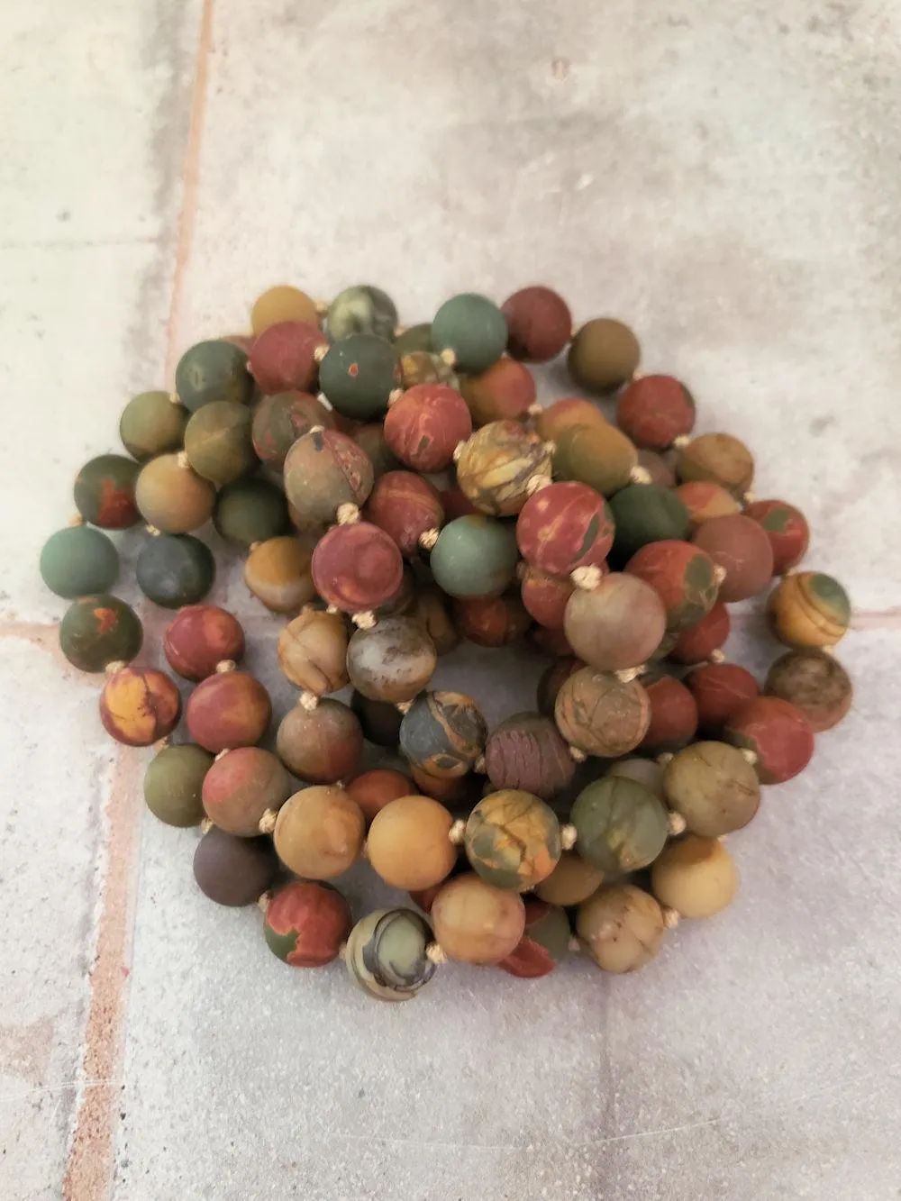 Natural Stone Necklaces - 34 to 36 inches