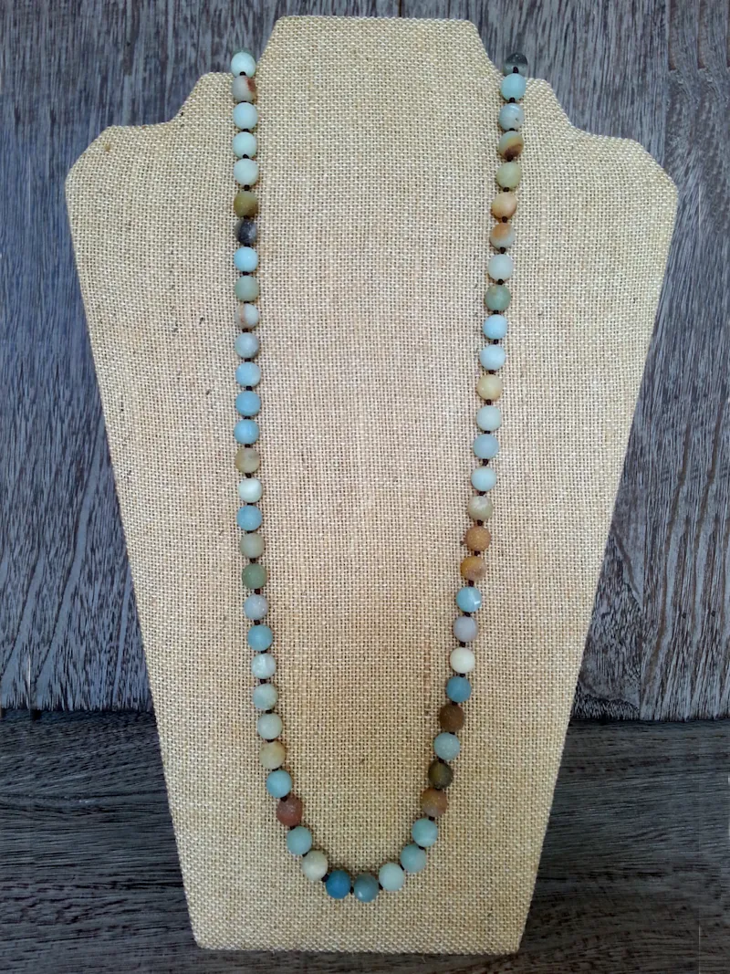 Natural Stone Necklaces - 34 to 36 inches