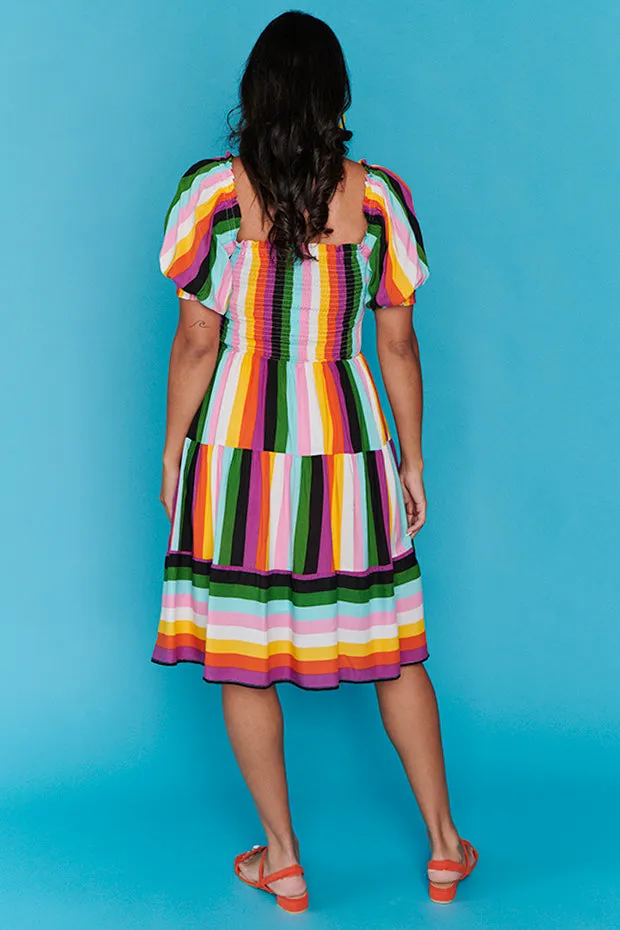 Nyla New York Stripe Dress