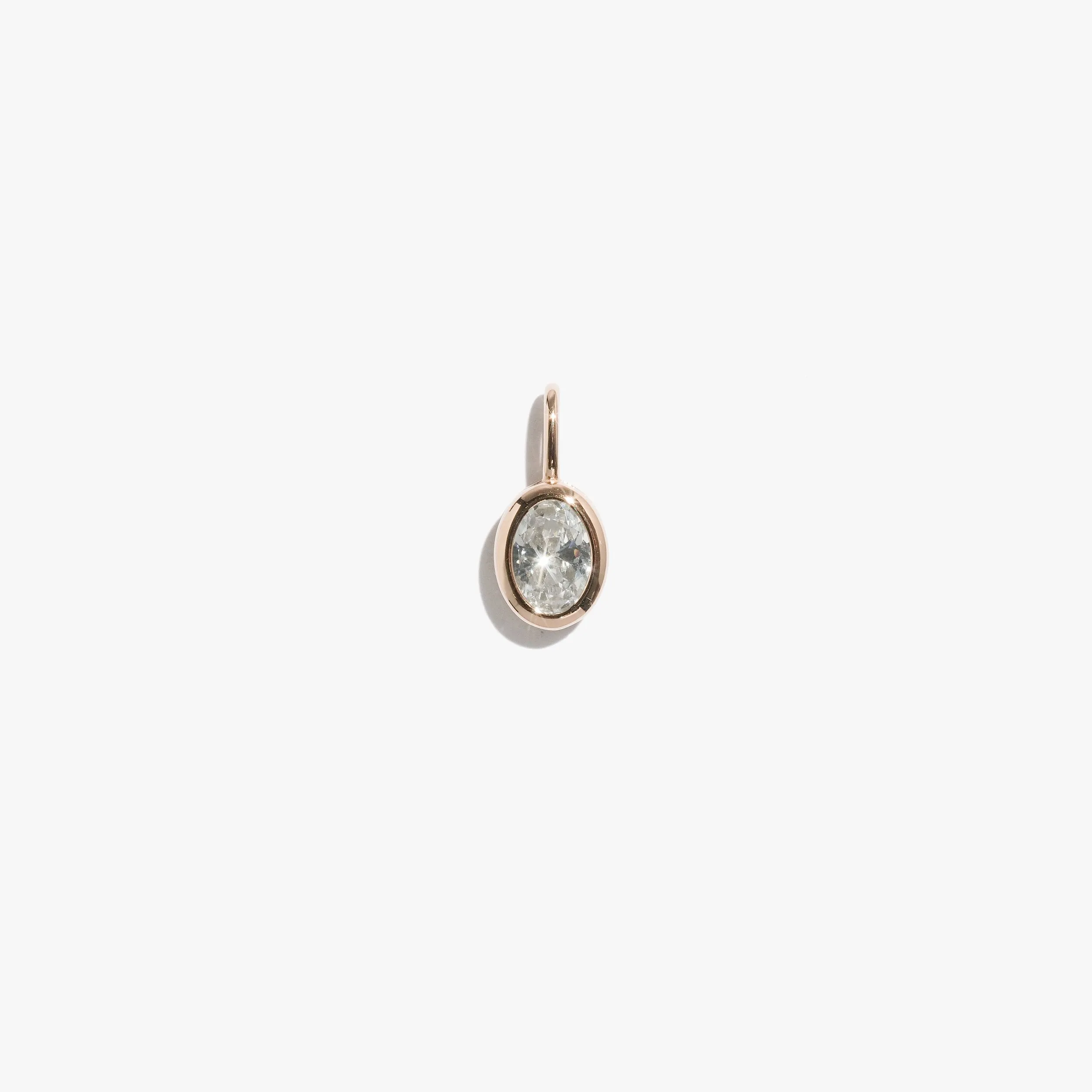 Oval Bezel Pendant - (Single)