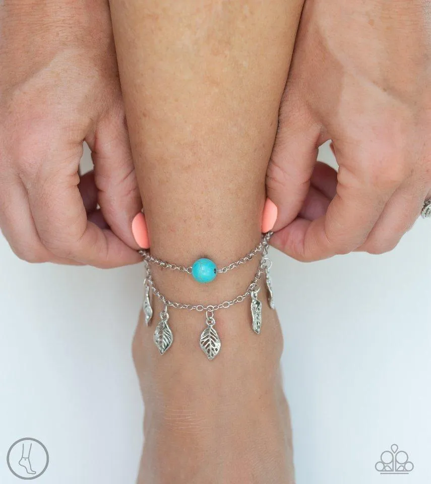 Paparazzi Anklet ~ Earthy Explorer - Blue