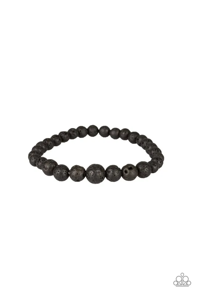 Paparazzi Bracelet ~ Focused - Black