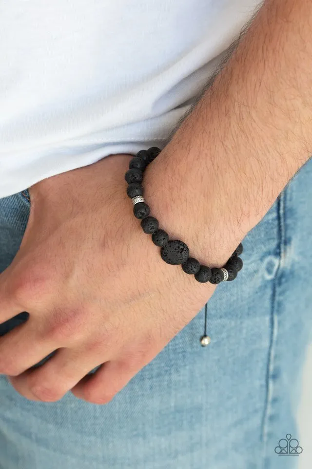 Paparazzi Bracelet ~ Intention - Black