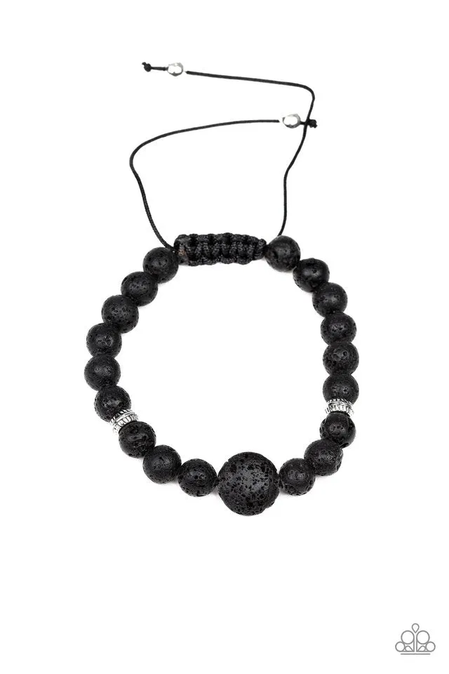 Paparazzi Bracelet ~ Intention - Black