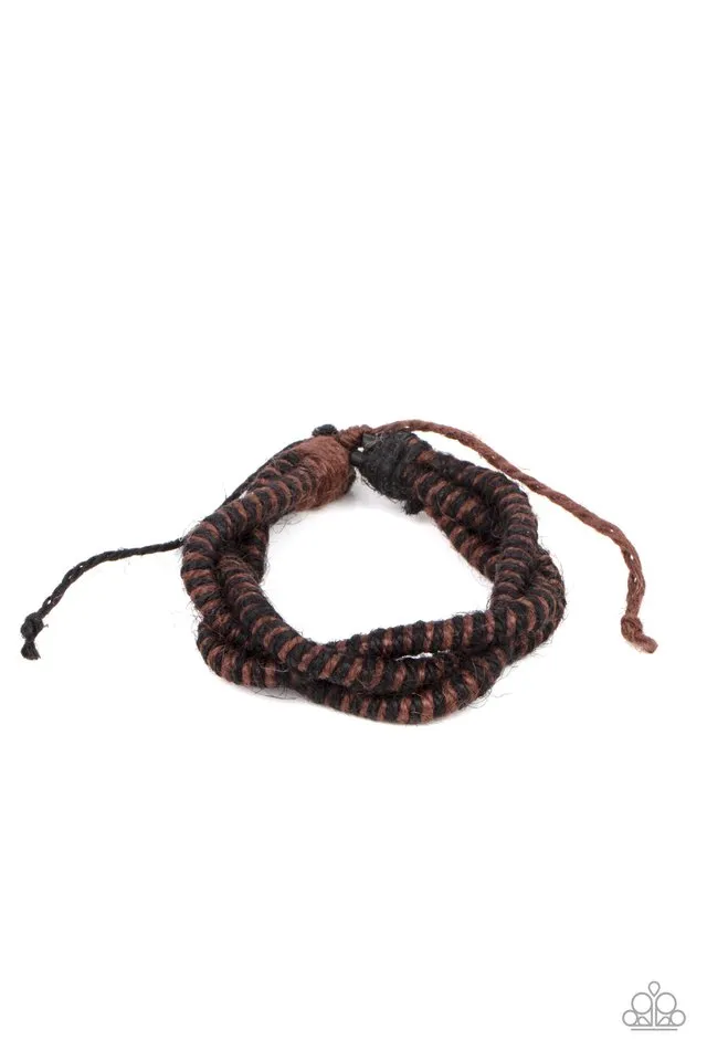 Paparazzi Bracelet ~ Island Endeavor - Brown