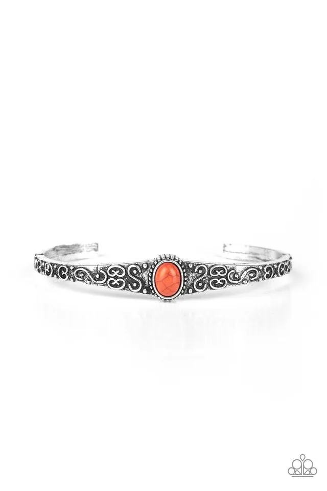 Paparazzi Bracelet ~ Make Your Own Path - Orange