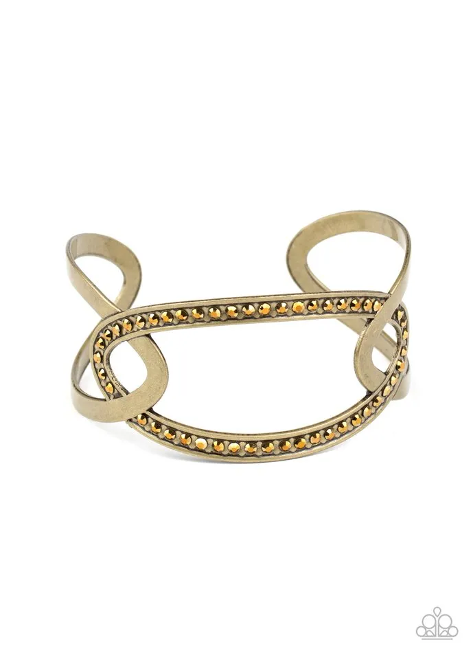 Paparazzi Bracelet ~ Never A Dull Moment - Brass