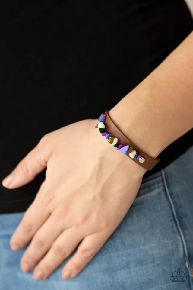 Paparazzi Bracelet ~ Pebble Paradise - Multi