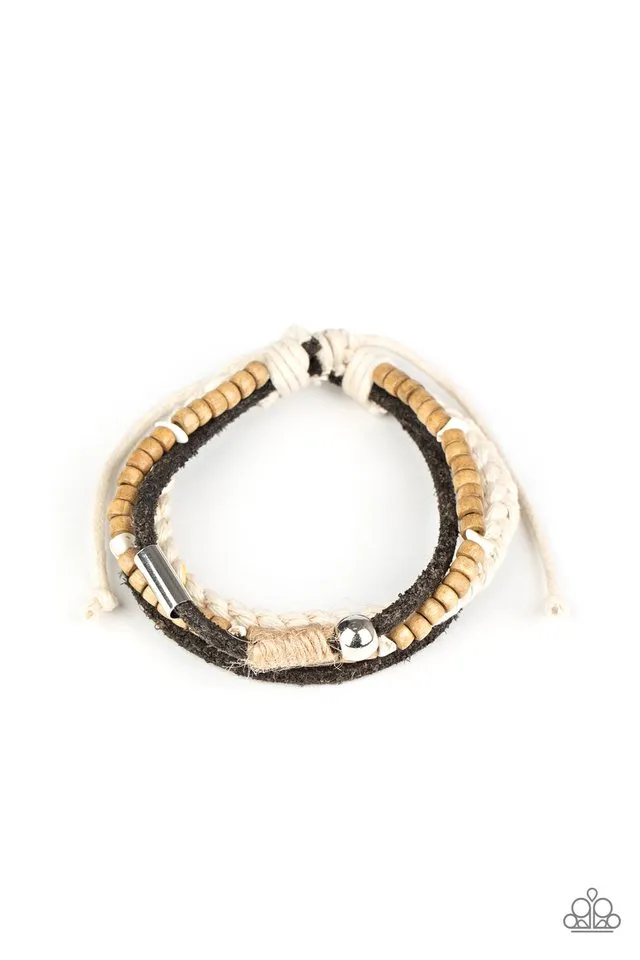 Paparazzi Bracelet ~ Sahara Pilgrim - Black