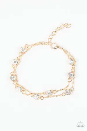 Paparazzi Bracelet ~ Spotlight Starlight - Gold