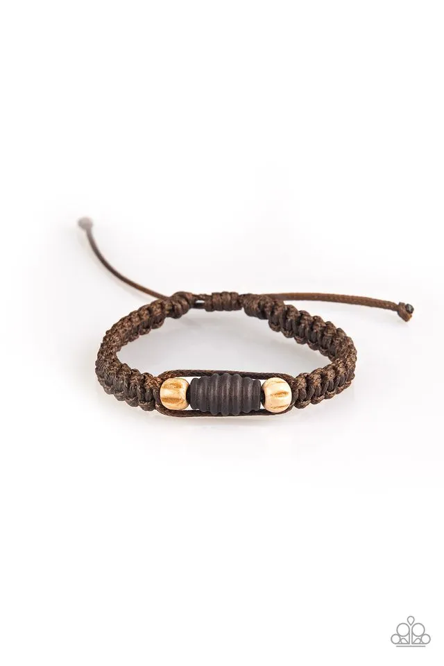 Paparazzi Bracelet ~ Tiki Traveler - Brown