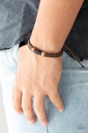 Paparazzi Bracelet ~ Tiki Traveler - Brown