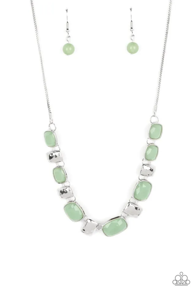 Paparazzi Necklace ~ Polished Parade - Green