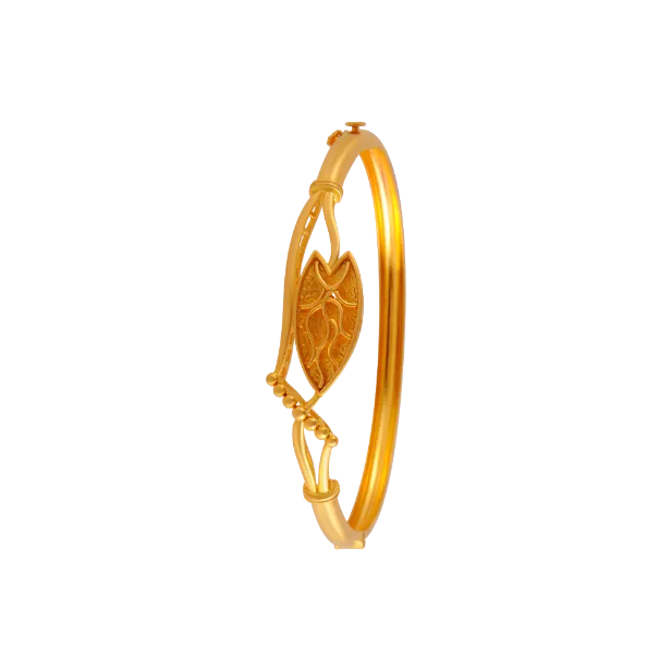 Phlox Petal Gold Bangle