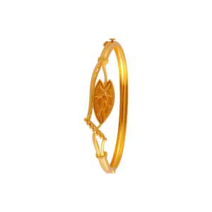 Phlox Petal Gold Bangle