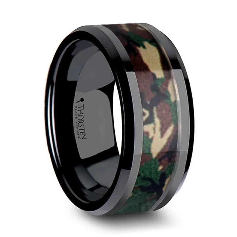 RANGER | Ceramic Ring Real Military Style Jungle Camo