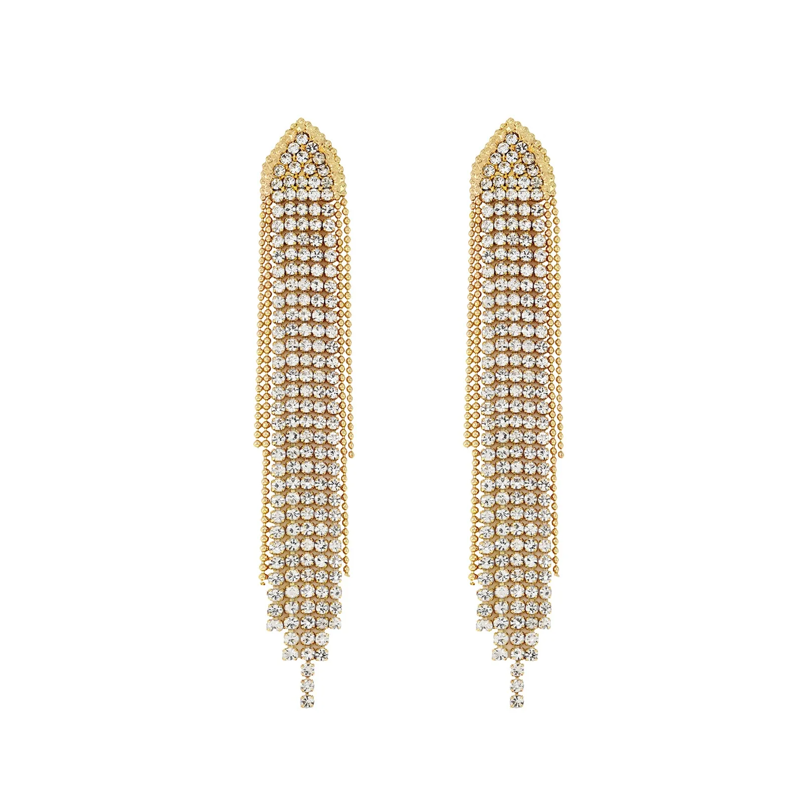 Ripley Gold Curtain Earring