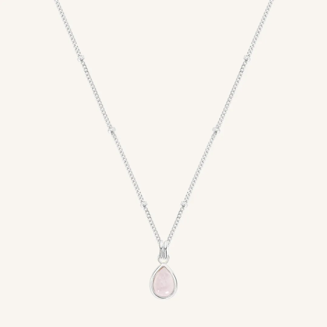 Rose Quartz Trove Charm Necklace