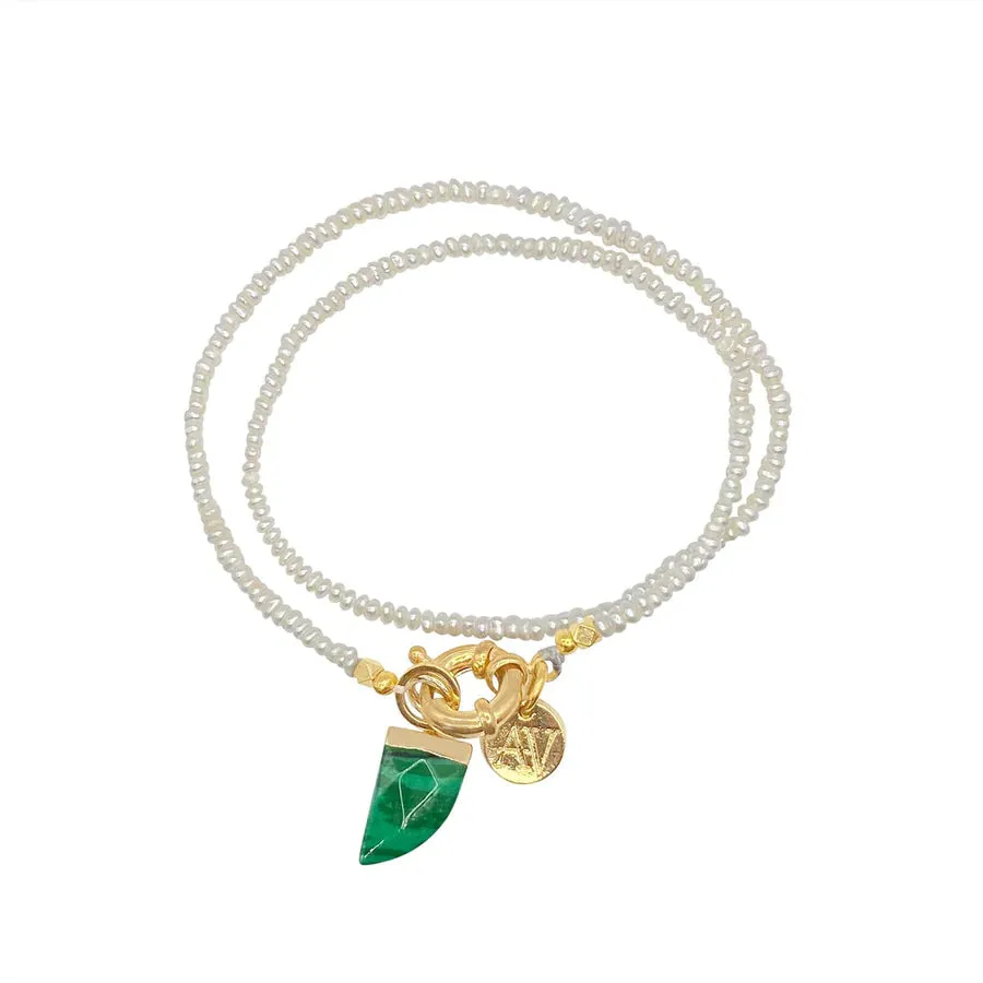 Siren Malachite Choker/Bracelet