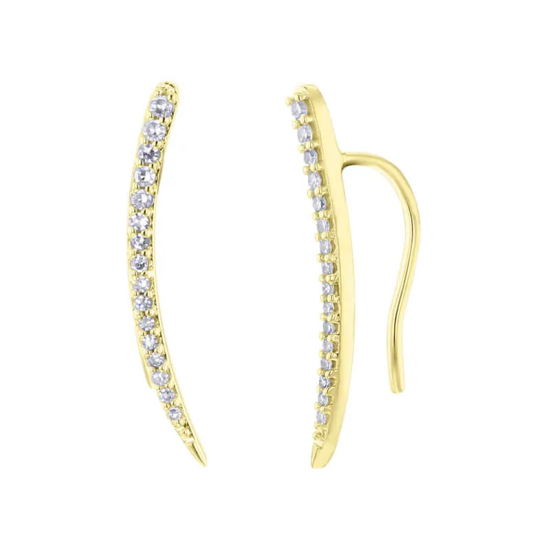 Siren Song Climber Diamond Earrings