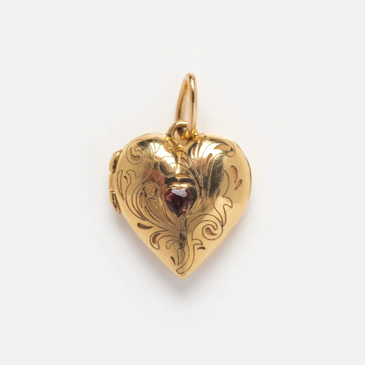 Solid Gold Locket Charm