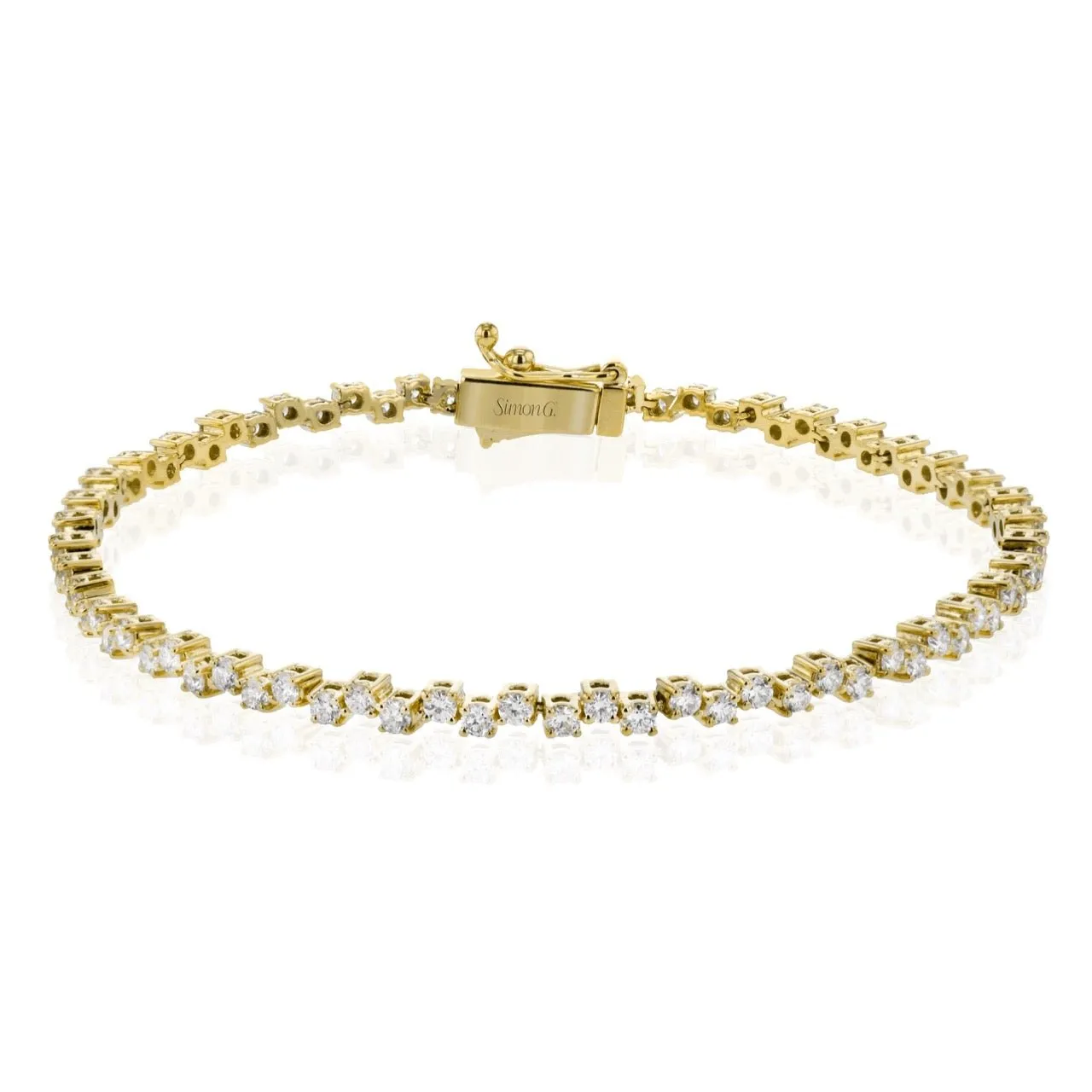 Tennis Bracelet in 18k Gold with Diamonds