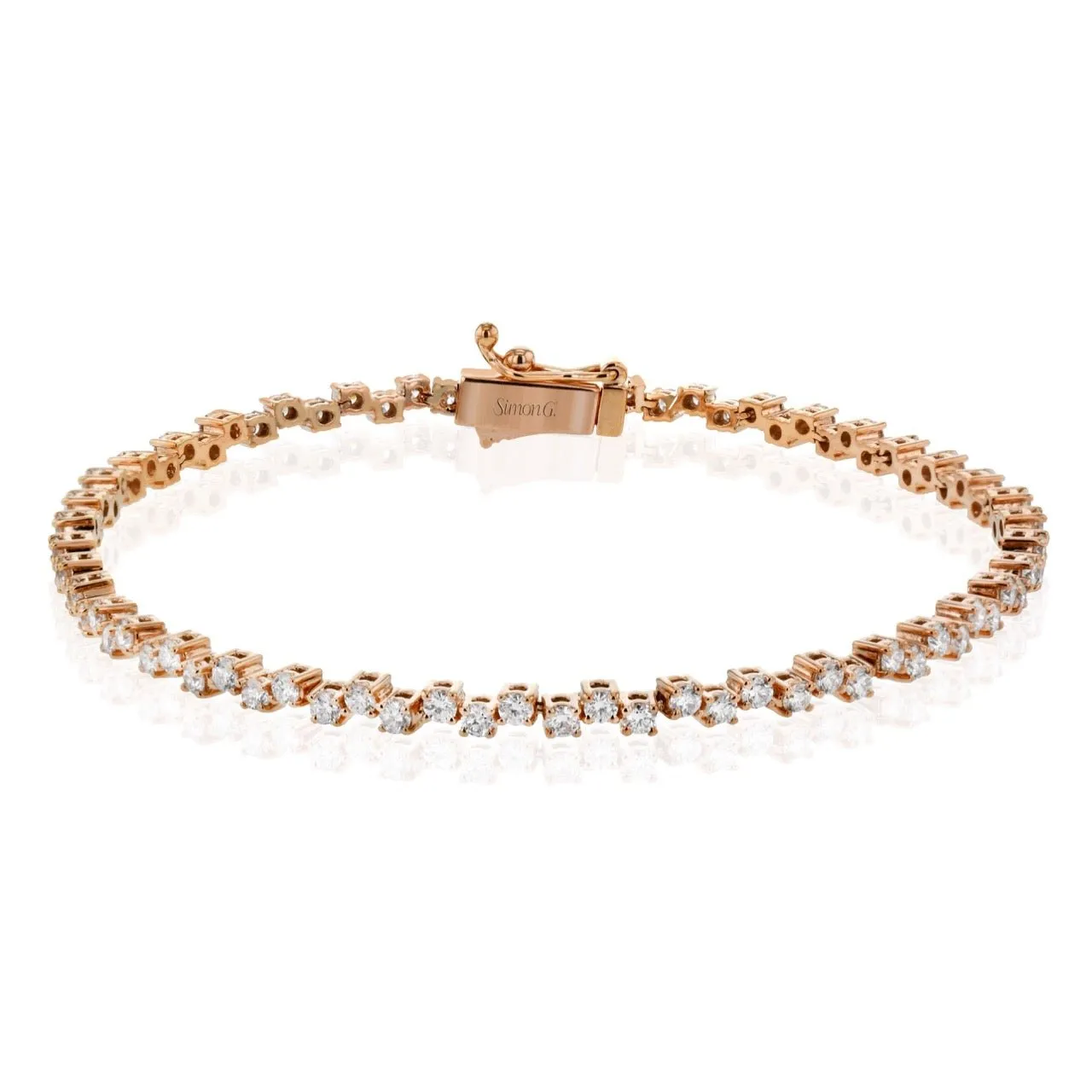 Tennis Bracelet in 18k Gold with Diamonds