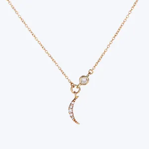 The Diamond Crescent Necklace