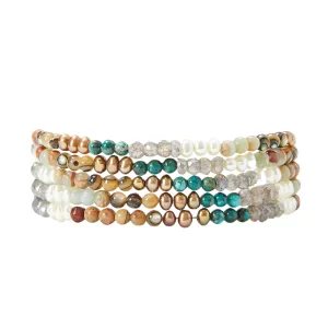 Turquoise Mix Wrap Bracelet