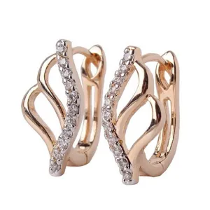 Unique Jewelry Earrings for Women Crystals Zirconia Horseshoe Huggie Hoop Earrings Hot Sale Brinco Bijoux Earings Ladies