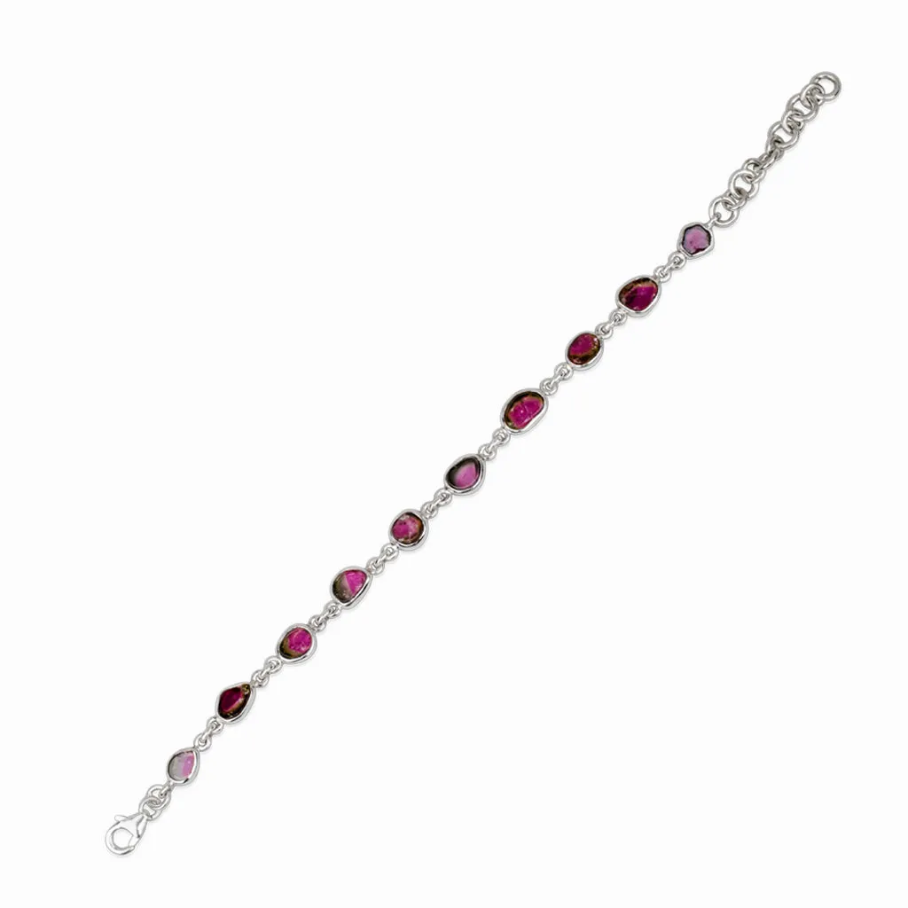 Watermelon Tourmaline Bracelet